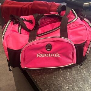 Reebok Fuchsia Sports Bag with Black Trim